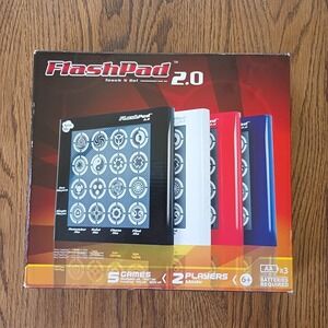 Flash Pad Touch N Go 2.0 Black - 5 Electronic Games - New Open Box